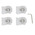 Pikkukuva 4 / 8: Kevyt säältä kestävä teräksinen aurinkopaneeli-kiinnike PV-moduulille 35MM (4 kpl)