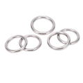 Miniatyrbilde 6 av 8: 5 stk 304 rustfritt stål runde O-ringer for flere formål sømløs sveising O-ring for yogaringer Hengekøye seiling dykking 5x30 mm
