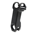 Miniatyrbillede 4 af 8: Cykelstyrstamme Minus 17 Grader Sort Hul Design CNC Proces Glansfuldt Udseende Udskiftelig Mountainbike Styrstamme Stigning 90mm