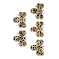 Miniatyrbilde 8 av 8: 5 stk. Små Bi-Rhinestone-Merker, Skjuler Skavanker og Skader, Søt Form, Gule Dyr, Rhinestone-Applikasjoner for DIY-Håndverk