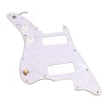 Miniatyrbillede 3 af 8: Belastet pickguard Metal Plast Prewired Guitar Pick Guard Scratchplate Backplate Tilbehørssæt White Pearl GP505
