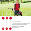 Pikkukuva 8 / 8: 3 Par Ladder Golf Ball Toss Bolas -setti Vaihtopallot Punainen