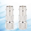Miniatyrbilde 5 av 8: 2 stk. koaksialadapter nikkelbelagt messingkontakt BNC hunn til mini UHF RF-kontakt