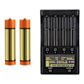 Miniatyrbillede 3 af 8: LiitoKala Lii-500S 4 Slots LCD Batterioplader til Lipo Ni MH 18650/26650/14500/Aa AAA (EU)