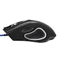 Miniatyrbilde 5 av 8: Kablet Mus LED Lysende 6 Tasters USB Hjemmekontor Gaming Universell Datatilbehør X11Svart