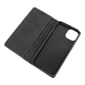 Miniatyrbillede 5 af 8: Wallet Case med Kortholder PU Læder Kickstand Kort Slots Case Holdbart Stødsikkert Telefon Cover All Round Beskyttelse Sort til IPhone 13