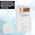 Miniatyrbild 8 av 8: 50 st Ethernet RJ45-kontakt Oskärmad Nätverk 8P8C-kontakt Modulär Plugg Kristallhuvud