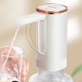 Miniatyrbillede 8 af 8: Vandflaske Dispenser PP Universal Automatisk Foldbar Bærbar Elektrisk Drikkevandspumpe til Hjem Camp Rejse Kontor Hvid