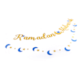 Pikkukuva 7 / 8: Ramadan Mubarak -bannerit, kaunis design, Eid Mubarak -bannerit seinille, takkoihin, oviin, juhlakoristeeksi