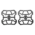 Miniatyrbillede 2 af 8: 1 par aluminiumslegering cykel Clipless pedal platform adaptere til SPD (sort)