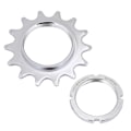 Miniatyrbillede 1 af 8: Slidstærkt stål med en hastighed frihjulssvinghjulskædehjuldele til cykelcykel med fast gear (14T)