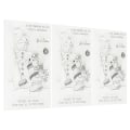 Miniatyrbilde 2 av 8: 3 stk klart stempel Unik snømanndesign Resirkulerbare transparente pregingstempler for DIY Scrapbook Crafts