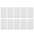 Miniatyrbilde 5 av 8: 10 stk Akryl Ørepynt Holder Organizer Ørepynt Smykker Oppbevaring Display Stativ Utstillingsvindu Øredobber Display Stativ Ørepynt Oppbevaring Hvit