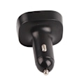 Miniatyrbillede 8 af 8: Bil Bluetooth Afspiller 2 USB Porte Oplader 7 Farvede Lys FM Sender Til Håndfri Opkald Sølv