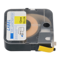 Pikkukuva 7 / 8: Tarrateippi MAX Line Machinelle LM 380E LM 390A LM 370A LM 380A LM 380EZ 12 mm 26,2 jalkaa keltainen itseliimautuva tarrateippi kuorella