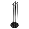 Miniatyrbillede 6 af 8: Kaffe Kapselholder 360° Drehbar Metall Kaffe Kapseln Halter Rack Einfaches Design Hält 40 Kaffeepads für Kaffeekapsel Lagerung