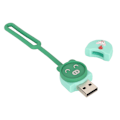 Pikkukuva 3 / 8: USB2.0 U-levy, tukee kuumakytkentää ja Plug and Play -toimintoa, erittäin vakaa, vihreä porsas-ulkonäkö, piirretty USB-tikku, USB-muistitikut 128 Gt