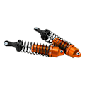 Miniatyrbillede 4 af 8: 2 stk. aluminiumlegering forreste og bageste støddæmpere Reservedel til JLB 1/10 Bil Truck Series Orange