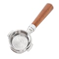 Pikkukuva 8 / 8: 58mm pohjaton portafilter puukahvalla sopii Expobar E61:lle Flair 58:lle Sanremolle Faema Tracwoodille