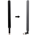 Miniatyrbillede 8 af 8: 5dBi Router Antenne SMA Han Antenne Maksimal Indgangseffekt 50W Vertikal Polarisering Hvid