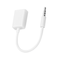 Miniatyrbilde 5 av 8: 3,5 mm hannplugg til USB hunn AUX lydkabel konverter adapterledning
