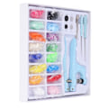 Miniatyrbilde 7 av 8: Plastknapper Lyse Dynamiske Farger Enkel Bruk Robust Holdbar Bred Anvendelse Trykknapper Blå