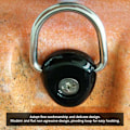 Miniatyrbillede 8 af 8: 2 stk. Kajak D-ring Tie Down Loop Sikkerhedsdæksmontering Tilbehørsdele