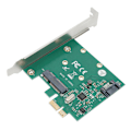 Pikkukuva 2 / 8: ST58 ASMedia / ASM1061 MSATA NGFF 6Gbps PCI Express Rev.2.0 ATA3.0 -laajennuskortti