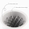 Miniatyrbilde 8 av 8: Automatisk potevasker for kjæledyr - USB-lading - Silikonpotevasker for hunder og katter