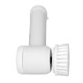 Miniatyrbillede 7 af 8: Elektrisk Spin Scrubber Genopladelig Elektrisk Rengøringsbørste Ledningsfri Power Scrubber med 4 Børstehoveder til Badeværelse Køkken Badekar Flise Vask Hvid