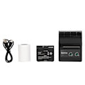 Miniatyrbillede 1 af 8: Bluetooth Kvitteringsprinter Smartphone Kontrol 200dpi Termisk Labelprinter Kvitteringsprinter med 1 Rulle Printerpapir