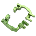 Miniatyrbillede 5 af 8: 1 par RC C navholdere Bas Caster Block aluminiumlegering til ARRMA Typhon 1/10 Fjernstyrede Køretøjer Grøn