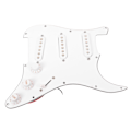 Miniatyrbilde 5 av 8: Elektrisk gitar pickup Single Coil Clear Sound 11 hull Prewired Pickup Erstatning Hvit
