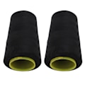 Miniatyrbillede 6 af 8: 2 stk. 402 Serger Tråd Premium Polyester Frysebestandig Falmefri Holdbar Robust Bredt Anvendt Sort Tråd