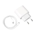 Pikkukuva 4 / 8: 20W Puhelimen Lataussovitin Type C - IOS-liitäntäkaapeli Pikalataus PD Seinälaturi 1 metrin Latauskaapelilla Iphonelle EU-pistoke 100‑240V