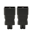 Miniatyrbild 3 av 8: 2 st IEC320 C20 till IEC320 C7 Strömadapter Plug and Play Förstärkt C20 till C7 Strömadapter för UPS PDU Server