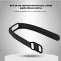 Pikkukuva 7 / 8: Yksiosainen yksivärinen silikoni kellon ranneke Samsung Galaxy Fit-e SM-R375:lle (Musta)