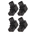 Miniatyrbillede 6 af 8: 4 stk. IEC320 C6 til IEC320 C13 Strømadapter Plug and Play C6 til C13 Højre Vinkel 90 Grader Strømadapter til UPS PDU Server