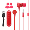 Miniatyrbild 1 av 8: Lavalier Clip‑on Bluetooth 4.1 Headset Hörlur Stabil Överföring Röd
