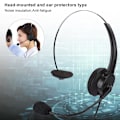Miniatyrbild 8 av 8: Headset Mono Öra USB Hörlur Dator Notebook Hörlurar för Skype