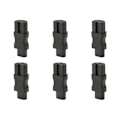 Miniatyrbillede 6 af 8: 6 stk. IEC320 C8 til IEC320 C15 Strømadapter IEC320 Han C8 til Hun C15 Strømstikadapter til PDU Chassis UPS Stikkontakt