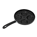 Miniatyrbillede 1 af 8: 4 kopper æg pande omelet maker non stick stegt æg bøf pandekage morgenmad grill pande til induktion komfur gas komfur