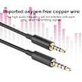 Miniatyrbillede 7 af 8: TPE Sort Bærbart Gaming Headset Hovedtelefon Audio Kabel med 3.5mm Stik til Logitech Astro A10/A40/A30/A50 Med tuning