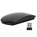 Miniatyrbillede 2 af 8: TM‑823 Høj Sensitivitet 1200DPI 2.4GHz Trådløs Touch Mus Præcis Positionering til Laptop Note Sort