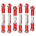 Miniatyrbillede 8 af 8: Aluminium Spændebøjle Camber Link Justerbar Camber Link med Stavænder til ARRMA Senton 1/10 RC Bil Rød