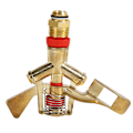 Miniatyrbillede 1 af 8: 1/2 tommer konnektor messing rotere vippearm vand sprinkler spray dyse havevanding
