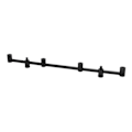 Miniatyrbilde 6 av 8: Fiskestang Pod Stativ Holder Aluminiumlegering Fiskestang Pod Stativ Tverrstangsfeste 4 hoder 45cm
