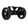 Pikkukuva 2 / 8: Pyörän Lokasuojat Easywheel Lokasuojat Rullat Pyörät Kaksoispyörät Brompton Taittopyörälle DahonBlack