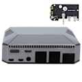 Miniatyrbillede 7 af 8: Etui til Raspberry Pi 4B Mini Computer Aluminiumlegeringsskal med Indbygget Blæser Computertilbehør