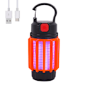 Pikkukuva 1 / 8: 2-in-1 Hyttyskarkotin USB-Lataus Vedenkestävä LED-Valo Sisä- ja Ulkokäyttöön Koti Puutarha Terassi Leirintäalue